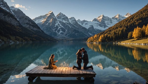 Des demandes en mariage magiques en Suisse à découvrir